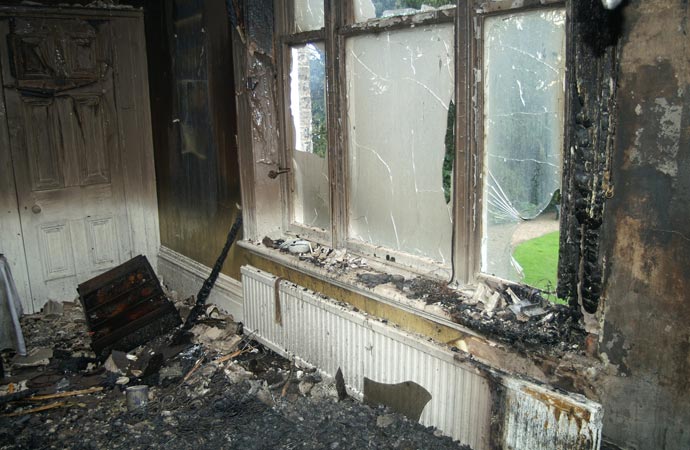 Structural damage by fire